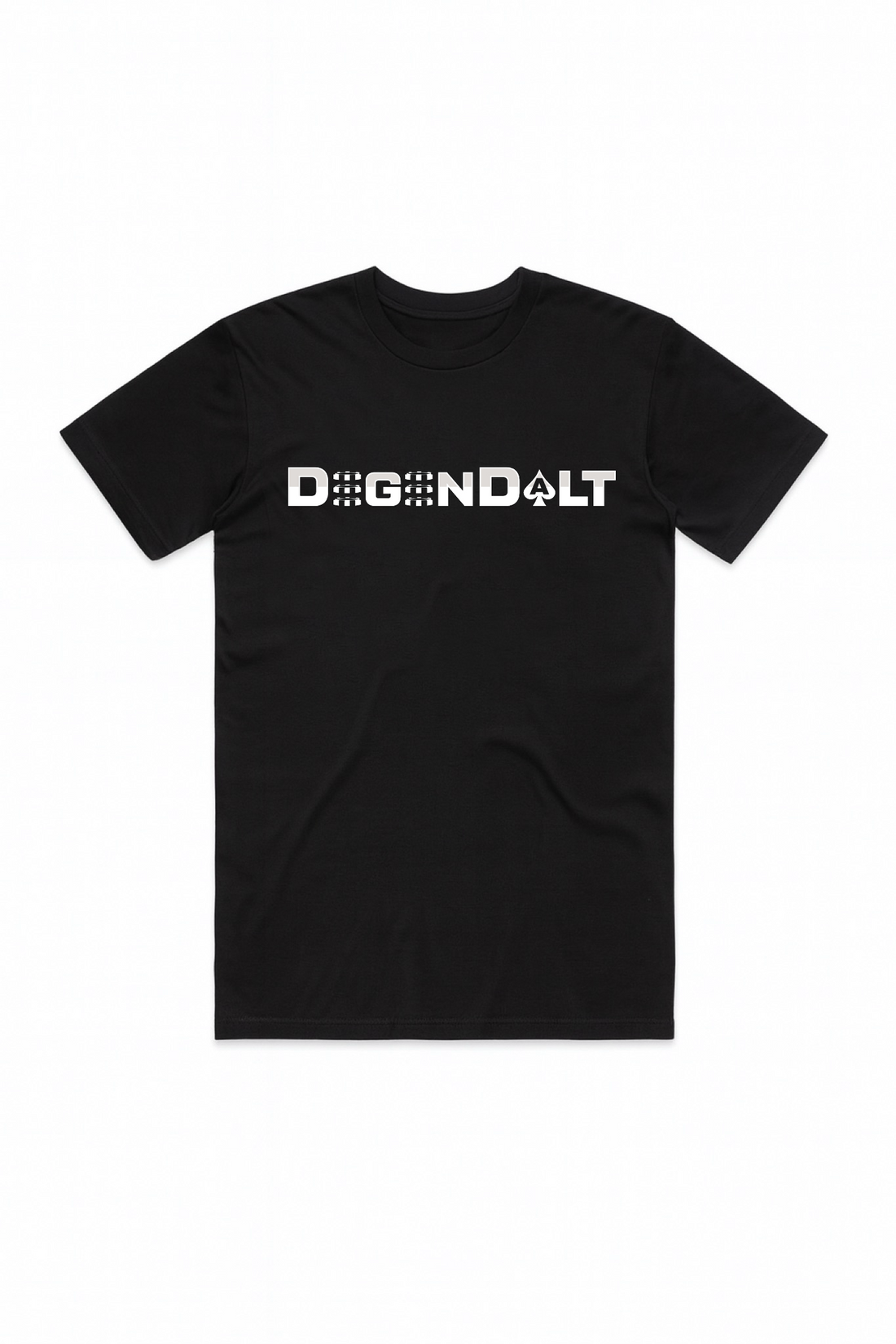 DegenDalt Center Logo Tee